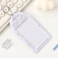 Portacarte in PVC viola chiaro con simpatico coniglietto e catena a sfere - Stile Coniglio / Lavanda