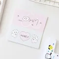 Tarjeta de embalaje rosa y blanca con diseño de oveja de dibujos animados y corazón - Cabecera de Tarjeta de Oveja