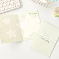 Set de papelería estilo macaron con notas en forma de estrella e ilustraciones de osos - Estilo Perro (Grande)