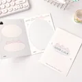 Set de papelería minimalista con tarjeta de conejo rosa y accesorios de mesa - Estilo Conejo (Grande)