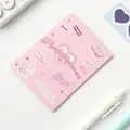 Pink Y2K aesthetic stationery set with cute printed gift cards and stickers - Pink Folding Card