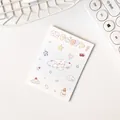 Juego de tarjetas de regalo plegables con dibujos de cachorros y letras PUPPY para regalo - Perro Espacial / 14x20cm