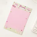 Dorso de tarjeta degradado rosa y verde claro estilo Y2K con estrellas y texto decorativo - Reverso De Tarjeta Verde Y Rosa