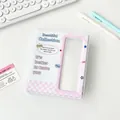 Pink and white checkered photo card binder with heart star patterns for Polaroid storage - Pink Checkerboard (01)