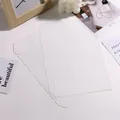 Zwei mattierte, halbtransparente 6-Loch-Trenner für Plüsch-Hunde- und Katzen-Fotoalben - Loseblatt-Trennblatt