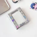 Álbum plateado efecto espejo con pegatinas para guardar tarjetas de Kpop - Estrella Colorida