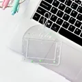 Fotokartenhalter aus Acryl mit grünem Kleeblatt-Design und Glitzereffekt - Vierblättriges Kleeblatt