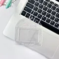 Fotokartenhalter aus Acryl mit Sternenhimmel-Design, Glitzer und Perlenkette - Stern