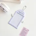 Lila Angel Time PVC Fotokartenhalter mit Flügeln, Sternenmustern und silberner Kette - Lila