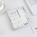 Album per card a 4 griglie argento con stelle e copertina protettiva in PVC lucido - Ala d'Argento (YSGD)