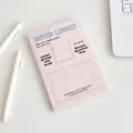 Light pink notebook cover with angel wings pattern and clear card slots for organization - Pink