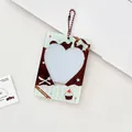Muntgroene en chocoladebruine acryl fotokaarthouder met schattig cupcake-ontwerp - Munt Chocolade Taart