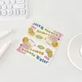 Pink and yellow Lemon Bubble Water theme decorative packaging cards and stickers - Pink Lemon Header