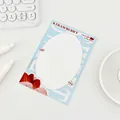 Soporte de tarjetas estilo postre americano con diseño de fresa para fototarjetas - Espalda de Fresa Azul
