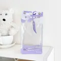 Transparent purple PVC doll storage bag with Sweet Purple Cake design and handle - Large Purple Cake