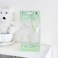 Sweet melon theme clear display bag with green checkered trim and sturdy handle - Large Green Melon