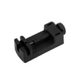 Matte black watch band adjustment tool with metal push rod and screw mechanism - Black Watch Link Remover