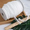 Nastro pizzo elastico corona bianco 1,5cm per decorazioni bambole fai da te - Bianco