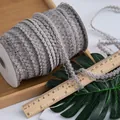 Nastro pizzo a corona elastico grigio da 1,5 cm per bambole fai-da-te su rocchetto - Grigio