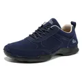 Mocassins pour hommes en daim bleu marine avec semelle épaisse en caoutchouc - EU 38 / Bleu