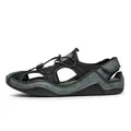Sandalias deportivas de hombre en azul marino y negro con suela de goma antideslizante - EU 38 / Verde