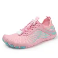 Chaussures aquatiques enfant rose et turquoise avec maille respirante et lacets - EU 34 / Rose