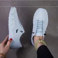 Light grey blue matte leather casual shoes with black animal logo and non-slip sole - 38 / All Blue