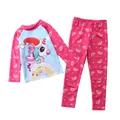 Maillot de bain rose à manches longues pour enfants avec motifs licorne et arc-en-ciel - 2XL / Style Hippocampe Licorne Rouge Rose