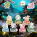 Collectible Nine-Tailed Fox incense burner figurines in assorted pastel colors - A153 Mountain And Sea Nine-tailed Fox Small Incense Burner Set 6 / Full Box Set