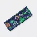 Diadema deportiva de San Patricio con estampados de trébol sobre tela azul marino - Azul marino