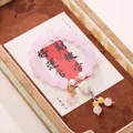 Pink lotus beaded bracelet with pearl accents and floral charms in a gift box - Pink Jade and Glass Bead Bracelet