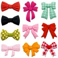 Set di ciondoli a fiocco colorati per zoccoli con motivi a pois e scacchi - Set Combinazione Multicolore