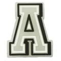 Glow-in-the-dark letter A shoe charm for clogs, varsity style PVC 3D decorative accessory - Letter A