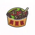 Cute cartoon stinky tofu PVC shoe charm for clogs with authentic food design - Stinky Tofu Style(3)