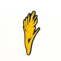 Yellow wheat ear shaped PVC shoe charm accessory for clogs and garden sandals - Wheat Ear Style(4)