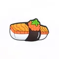 Cute sushi food shoe charm featuring salmon nigiri design for garden clogs - Salmon Sushi Style(7)