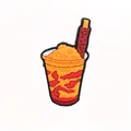 3D PVC Mangonada drink shoe charm for garden clogs and sandals accessories - Mango Drink Style(8)