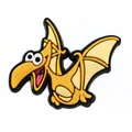 Gelber Pterodactylus PVC-Schuhanhänger für Clogs mit verspieltem Dino-Design - Gelber Pterodaktylus (11)