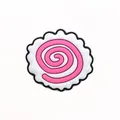 Narutomaki cartoon food shoe charm made of soft PVC for clogs and garden shoes - Fish Cake Style(19)