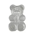 Colorful translucent resin bear charms for DIY garden clogs and shoe decoration - Clear