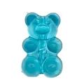 Sky blue translucent resin gummy bear shoe charm for garden clogs DIY accessories - Sky Blue