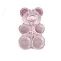 Translucent light pink resin bear charm for garden shoes and DIY clogs decoration - Light Pink