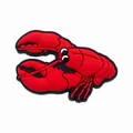 Charmant bijou de chaussure homard rouge en PVC pour la décoration de sabots de jardin - Style Homard Rouge