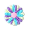 Pastel macaron layered PVC flower charm for garden shoes and DIY clogs decoration - Macaron Layered Flower (F172-8)