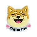 Cute cartoon Shiba Inu dog PVC shoe charm accessory with SHIBA INU text for clogs - Shiba Inu Style (3)