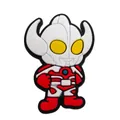 Cartoon Ultraman Father figure PVC shoe charm accessory for clogs and sandals - Hero Figure with Horns (2)