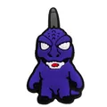Deep purple Godzilla monster charm for clog shoes, durable PVC soft rubber shoe buckle - Deep Purple Monster Figure (9)