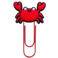 Creative red cartoon crab oversized paperclip made of durable PVC and metal - Crab Design
