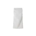 Jupe midi blanche moderne avec plis structurés et tissu texturé de haute qualité - S / Jupe Plissée