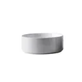 Grey marble texture ceramic cat bowl with white glaze finish for pet feeding - 13cm / Single Bowl / Light Gray